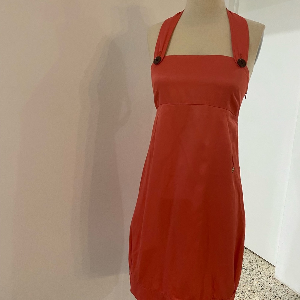 Coral color Miss Sixty summer dress